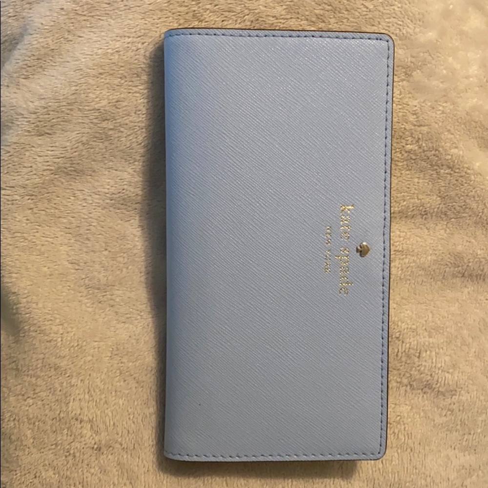 Kate Spade light blue wallet